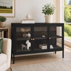 Sideboard Dimensions: 105 x 35 x 70 cm, Black