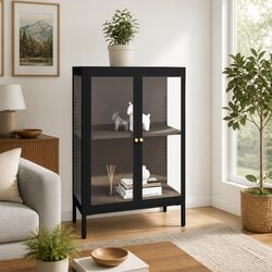 Specifications for Black Sideboard Storage Cabinet