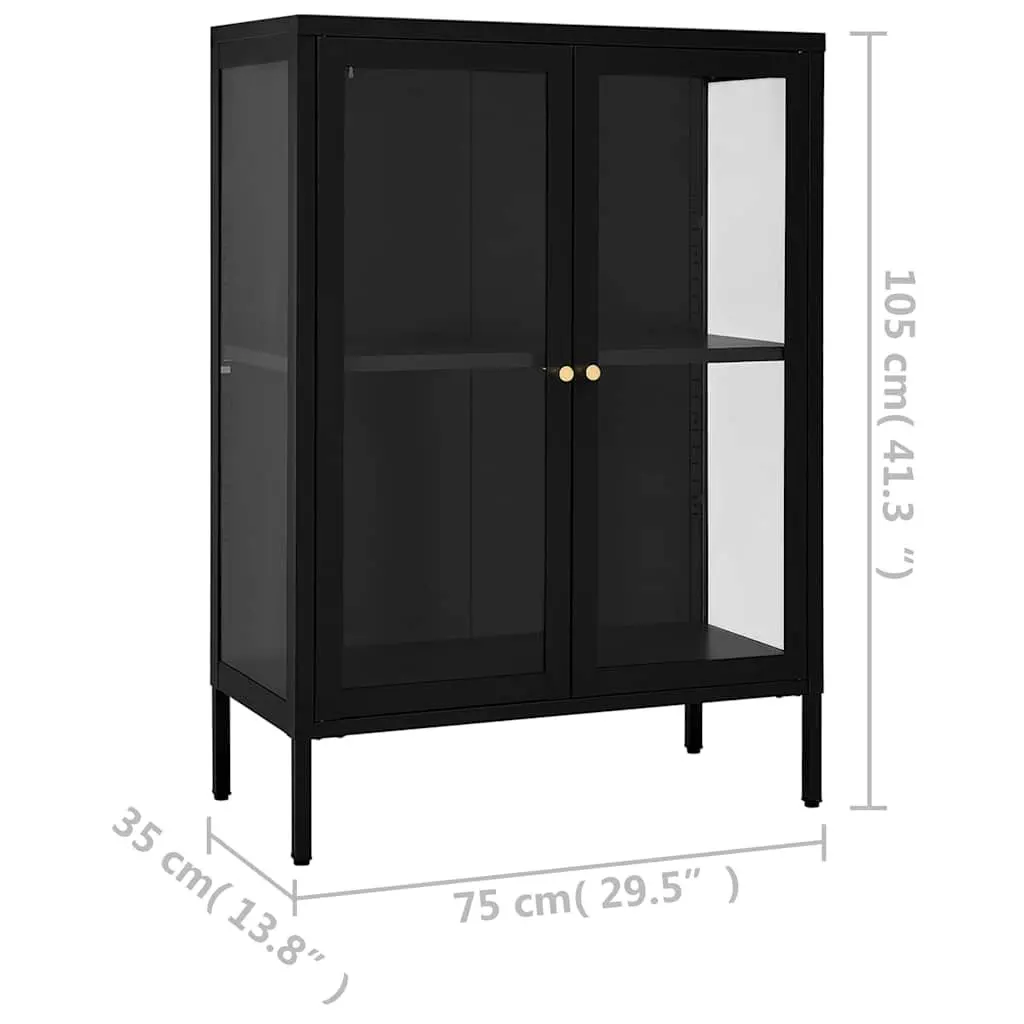 Black Sideboard Storage Cabinet