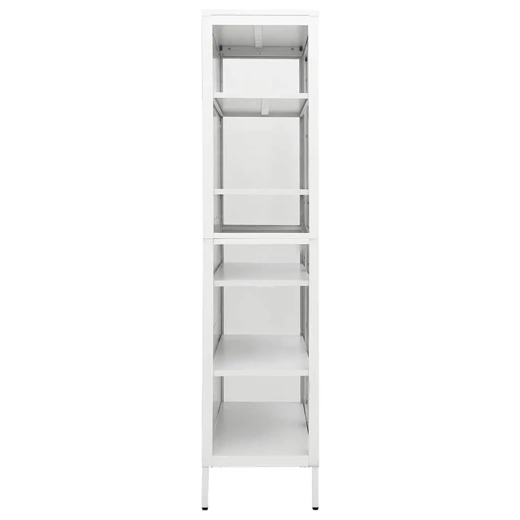 Storage Cabinet for Home 90x40x180cm Tempered Glass Display Shelving Unit