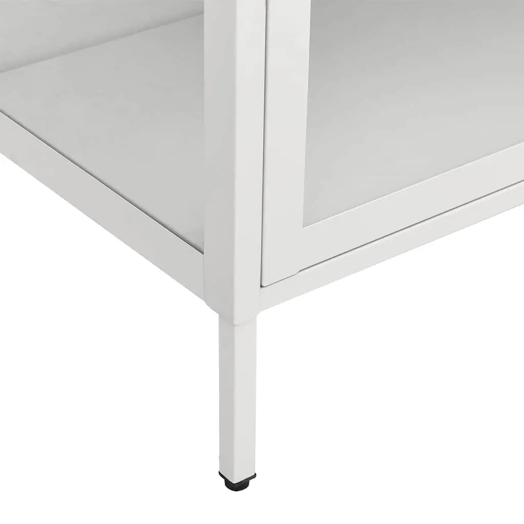 Storage Cabinet for Home 90x40x180cm Tempered Glass Display Shelving Unit