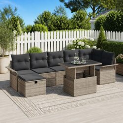 Specifications of the 8-Piece Modular Garden Sofa Set