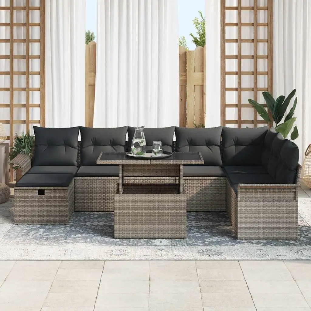 9-Piece Modular Garden Sofa Set
