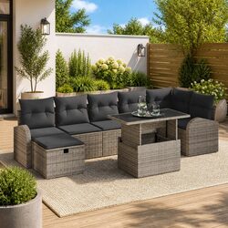 8-Piece Garden Sofa Set Specifications and Features