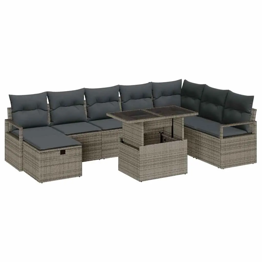 9-Piece Modular Garden Sofa Set