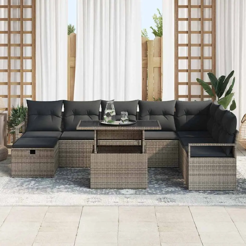 9-Piece Modular Garden Sofa Set