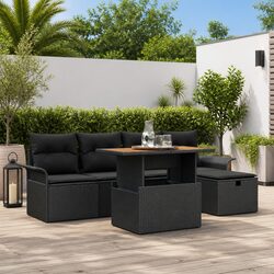 Specifications of the 6-Piece Height Adjustable Garden Sofa Set