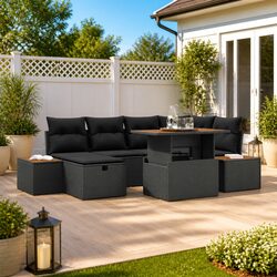 Specifications of 7-Piece Outdoor Garden Sofa Set