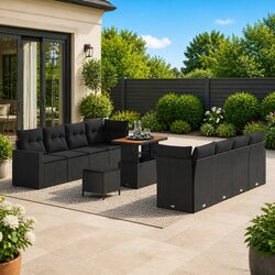 Garden Sofa Set 11 pcs: Specifications and Materials