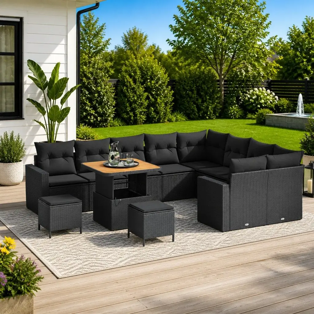 12 Piece Adjustable Outdoor Garden Sofa Set