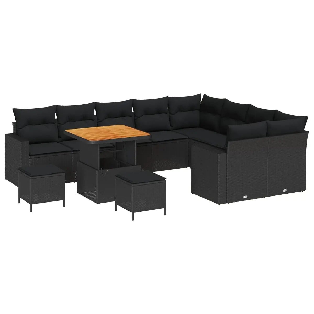 12 Piece Adjustable Outdoor Garden Sofa Set