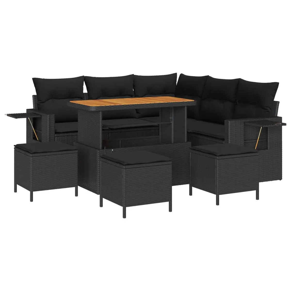 Modular Garden Sofa Set 9 Pieces
