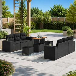 Modular Garden Sofa Set 9 Piece Specifications and Features