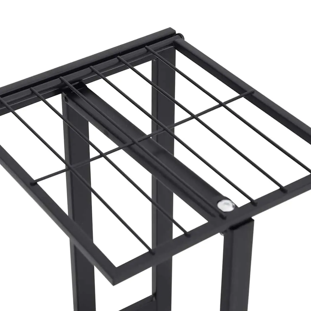 Metal Plant Stand 4-Tier Display Rack for Home and Garden 43 x 22 x 76 cm