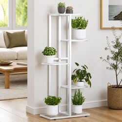 5-Tier Metal Plant Stand: 43 x 22 x 98 cm Dimensions