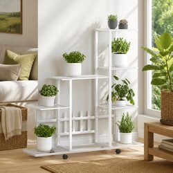 Metal Plant Stand with Wheels - Specs and Features