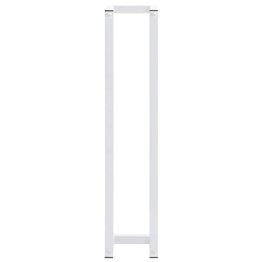 White Wall-Mounted Towel Rack
