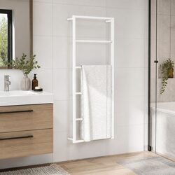 Towel Rack Wall Mount: 45x10x115 cm Steel Storage