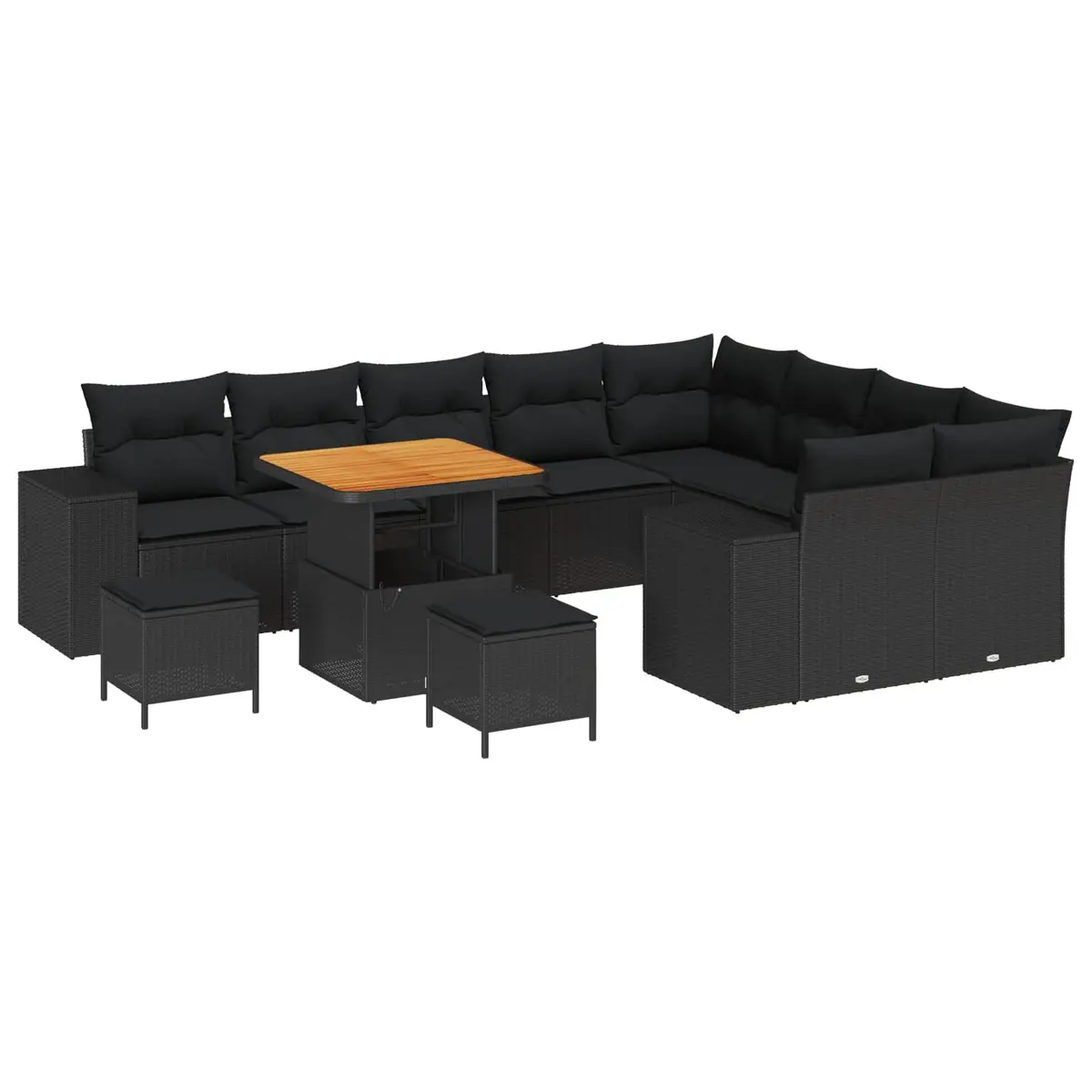 12-Piece Modular Garden Sofa Set