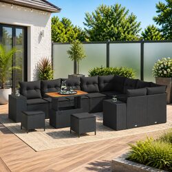 Specifications of 12-Piece Modular Garden Sofa Set