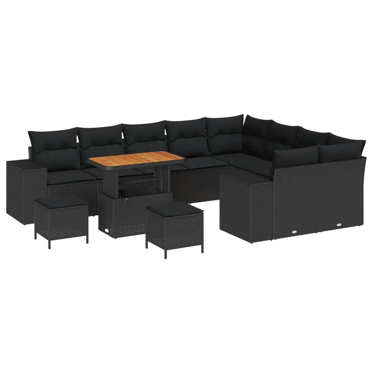 12-Piece Modular Garden Sofa Set