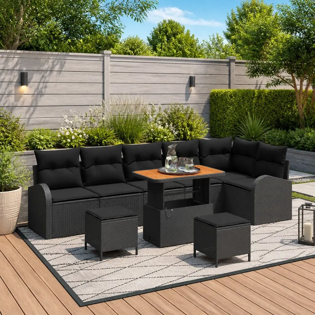 9-Piece Modular Outdoor Sofa Set