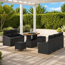 8-Piece Modular Garden Sofa Set Specifications
