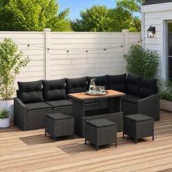 10-Piece Modular Garden Sofa Set - Specs & Features