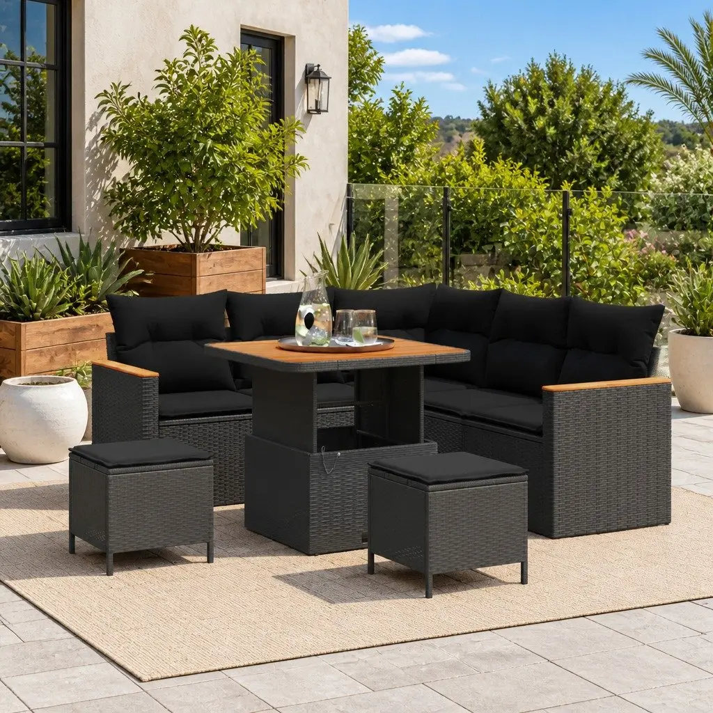 8-Piece Modular Garden Sofa Set