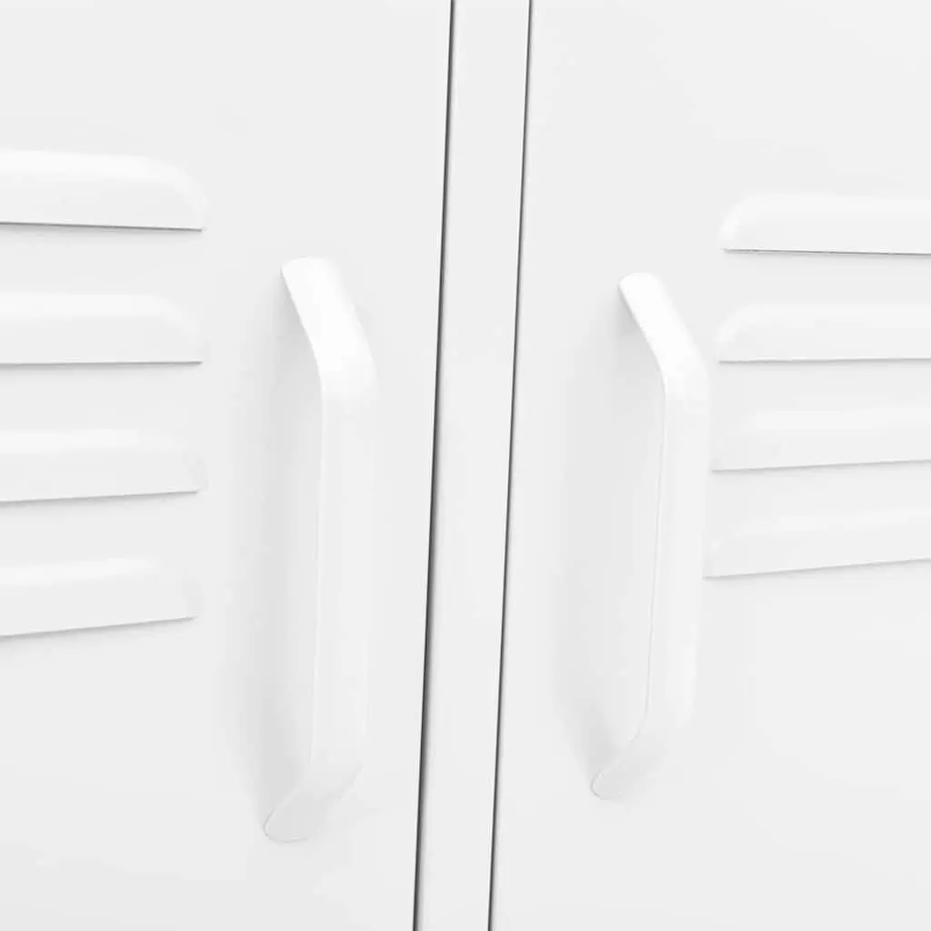 TV Cabinet White Living Room Storage Unit 105 x 35 x 50 cm