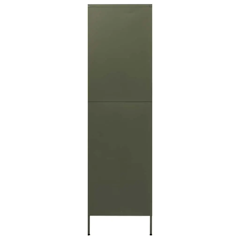 Steel Wardrobe Cupboard with Shelves