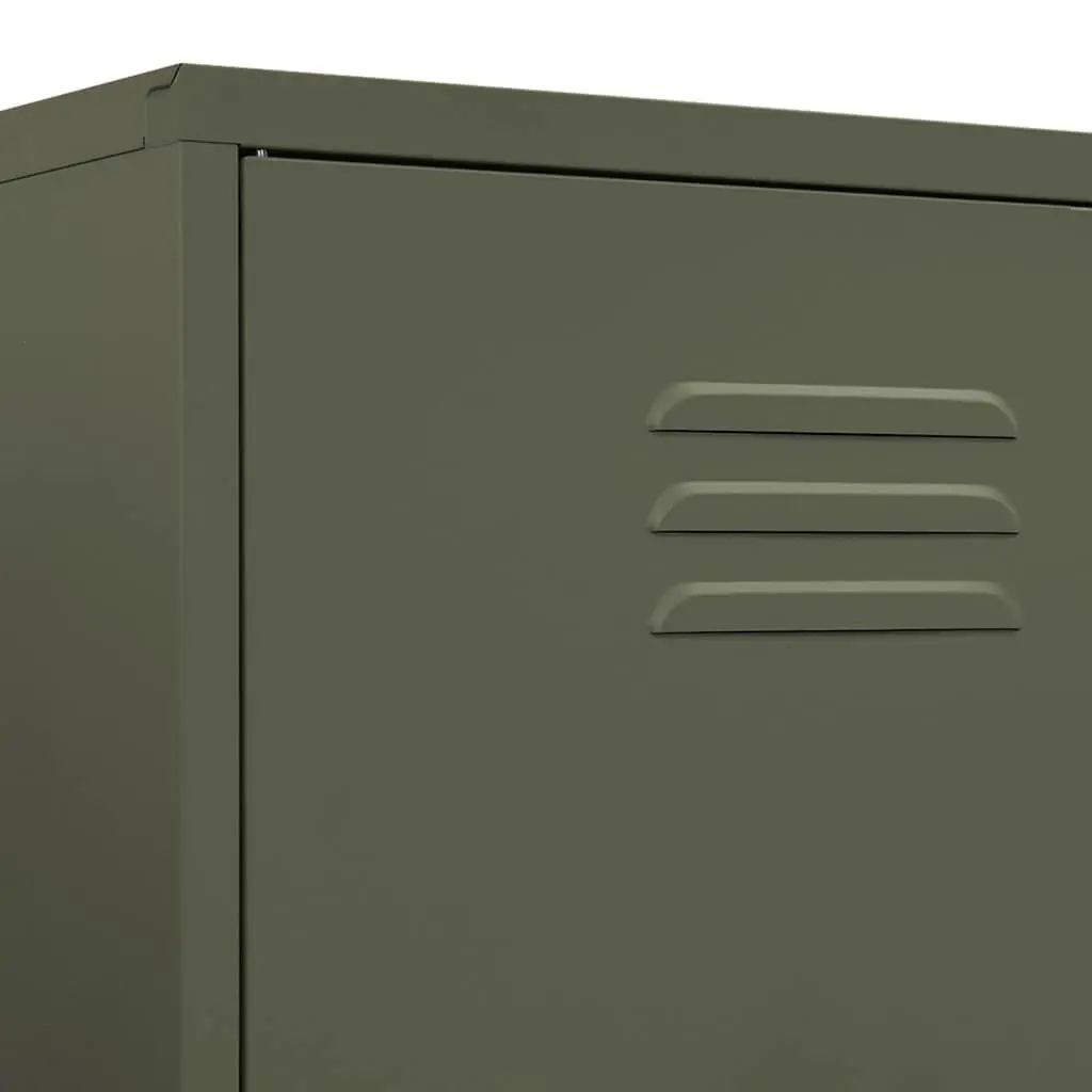 Steel Wardrobe Cupboard with Shelves