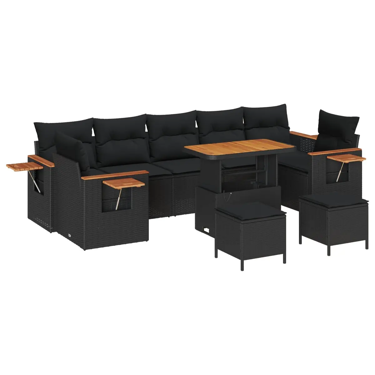 10-Piece Outdoor Modular Sofa Set