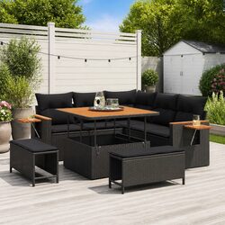 8 Piece Modular Outdoor Furniture Set: Specifications and Details