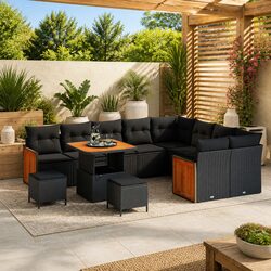 Outdoor Sofa Set 12 Pieces - Specifications and Materials