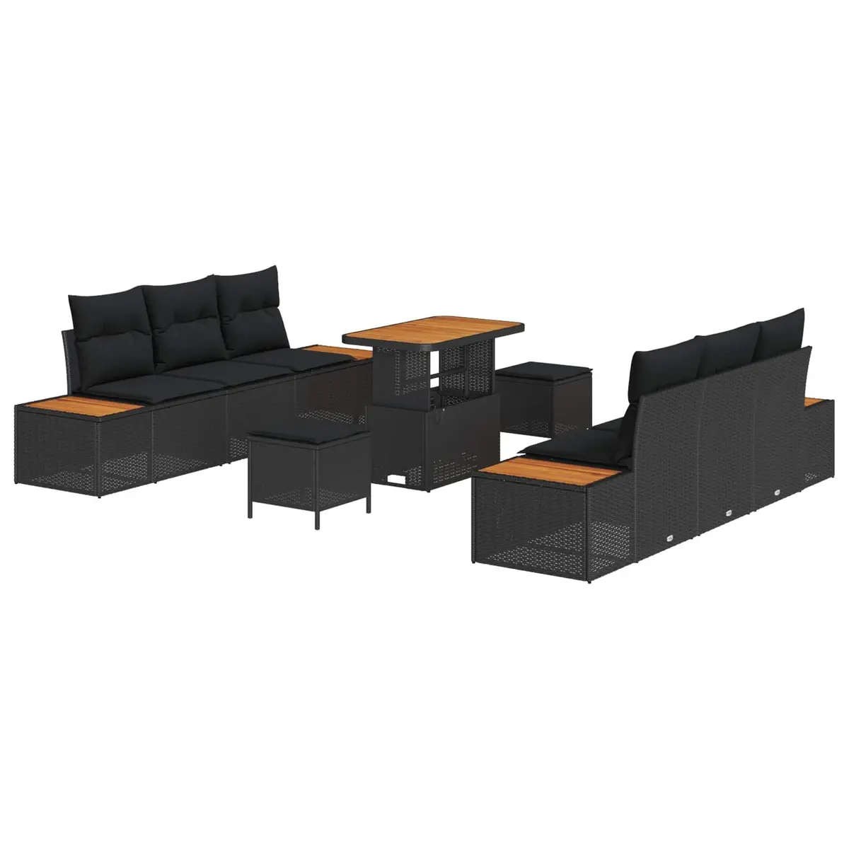 9-Piece Outdoor Garden Sofa Set