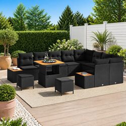 Detailed Specifications for 12-Piece Garden Sofa Set