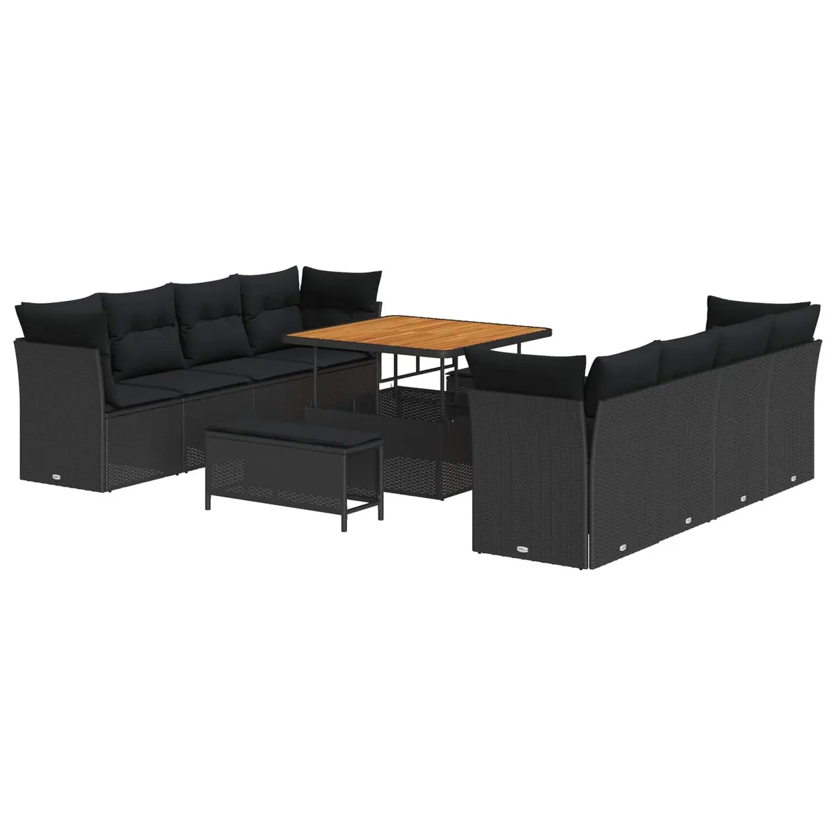 11-Piece Outdoor Modular Sofa Set