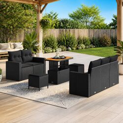 8-Piece Modular Garden Sofa Set Specifications and Features
