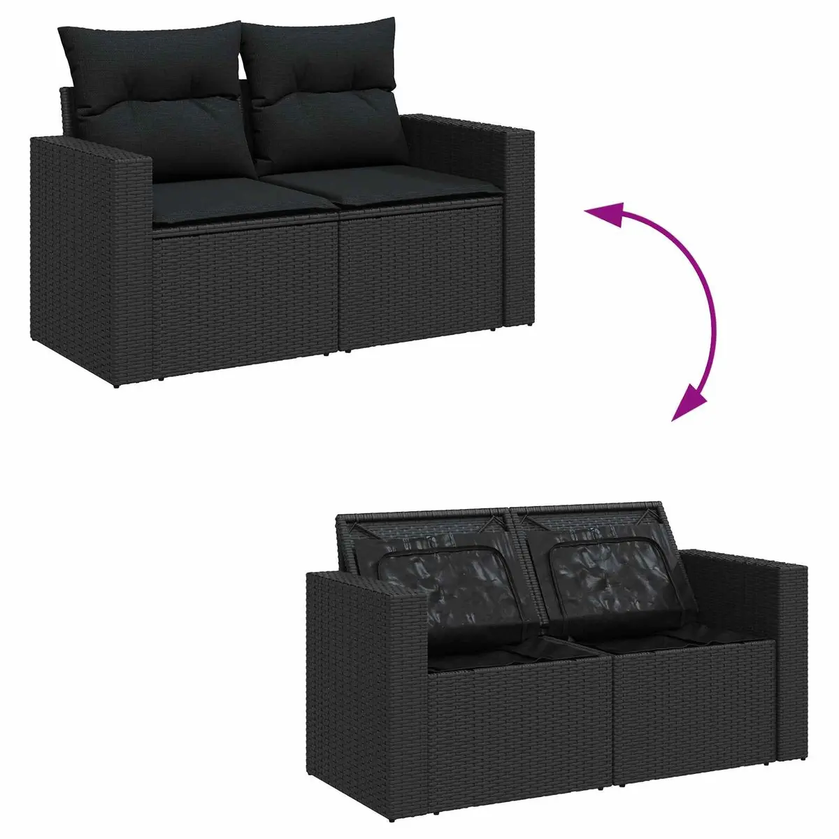 13-Piece Modular Garden Sofa Set