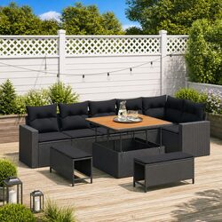 11-Piece Outdoor Garden Sofa Set - Specs & Features
