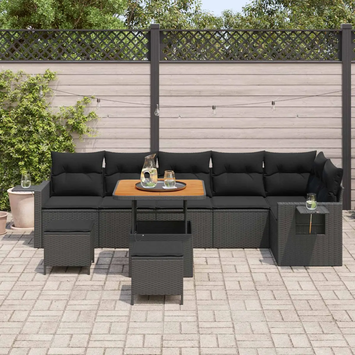 Modular Garden Sofa Set 11 Pieces