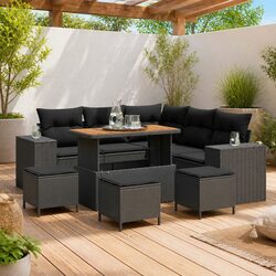 9-Piece Modular Garden Sofa Set: Specs and Details