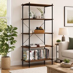 Specifications of 5-Tier Standing Shelving Unit, Black