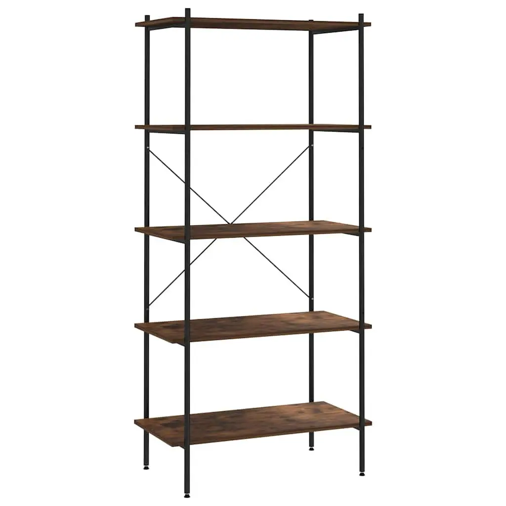 5-Tier Standing Shelving Unit, Black