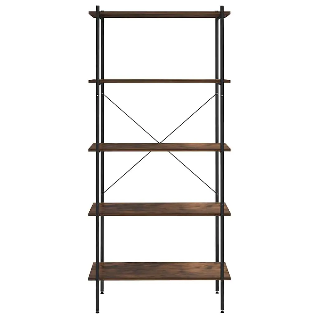 5-Tier Standing Shelving Unit, Black