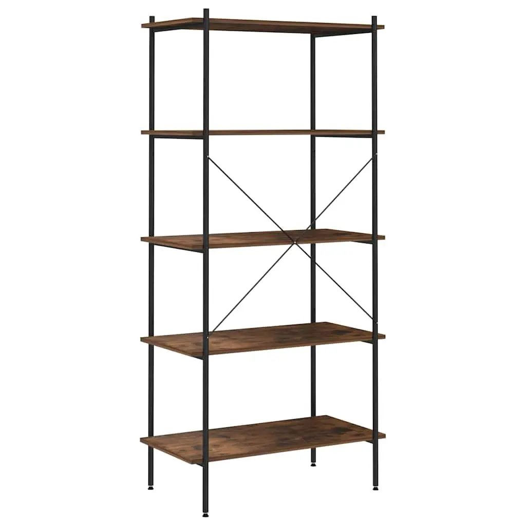 5-Tier Standing Shelving Unit, Black