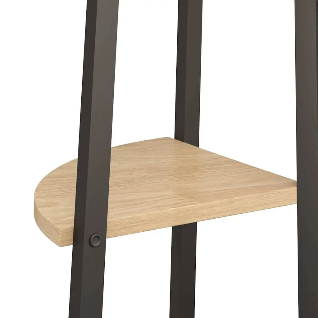 4-Tier Corner Shelf Unit Storage Bookcase Standing Shelves Living Room Home