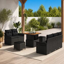 Garden Sofa Set 8 Piece Details: Outdoor Seating Solutions