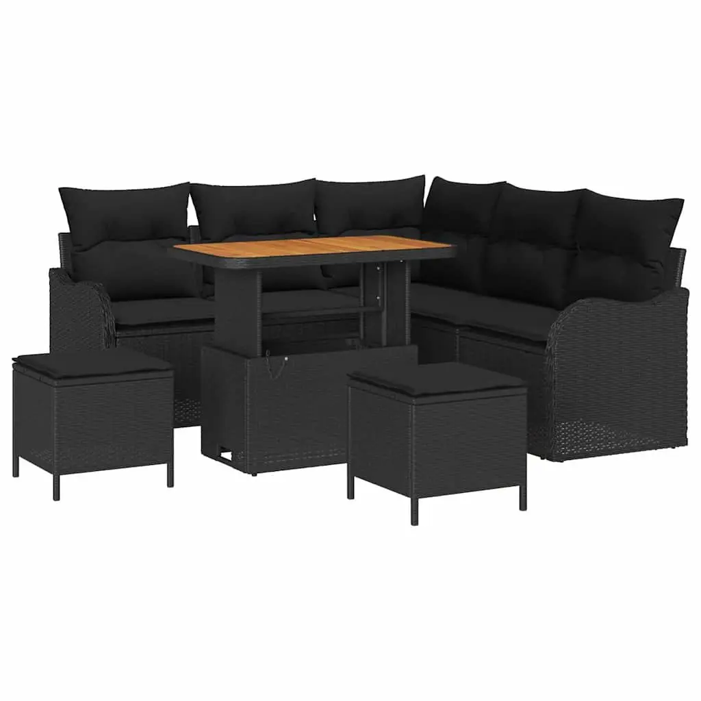 8-Piece Garden Sofa Set with Storage